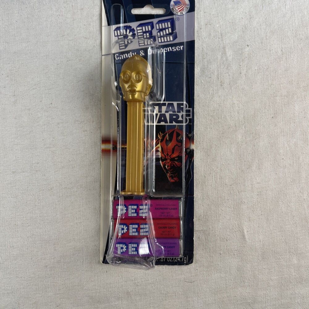 Pez Singles- Star Wars- C-3PO, Mint on Card - Picture 7 of 9